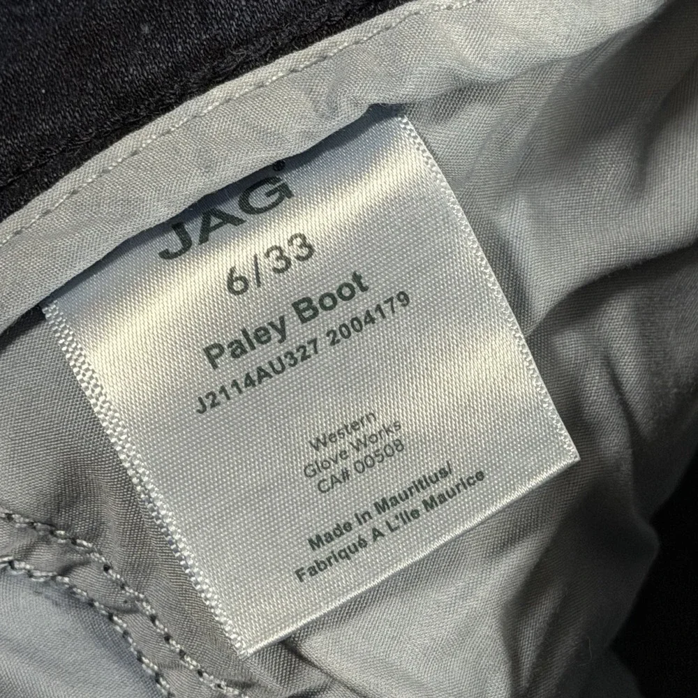 Jag Jeans Women's Size 6 / 33 Paley Mid Rise Boot Leg Pull On Denim‎ Jeans